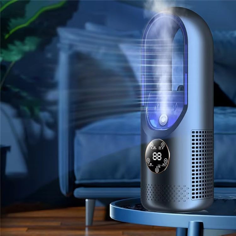 6-Speed Portable Bladeless Fan with Control